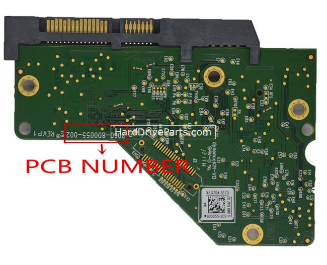 (image for) WD WD40EFRX PCB Board 2060-800055-002