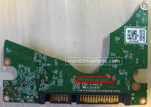 2060-800065-002 Western Digital PCB Circuit Board HDD Logic Controller Board