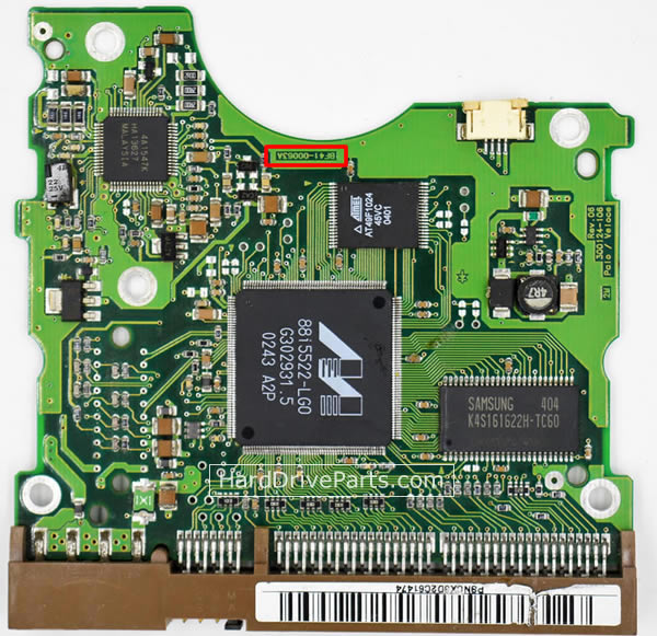 BF41-00063A Samsung PCB Circuit Board HDD Logic Controller Board