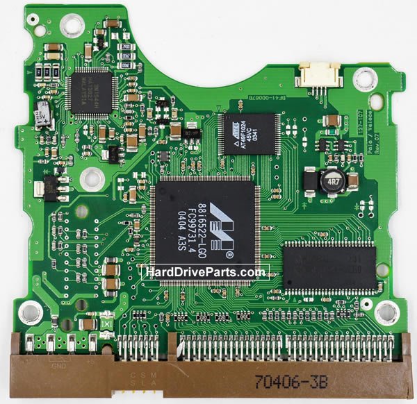 Samsung SP1614N Hard Drive PCB BF41-00067B