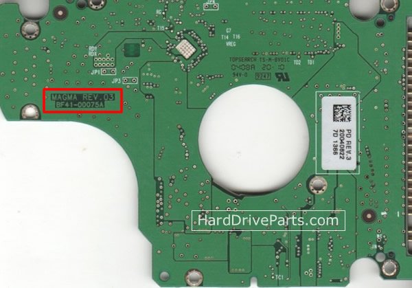 Samsung MP0804H PCB Board BF41-00075A