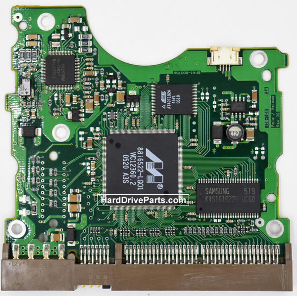 Samsung SP1604N Hard Drive PCB BF41-00076A - Click Image to Close