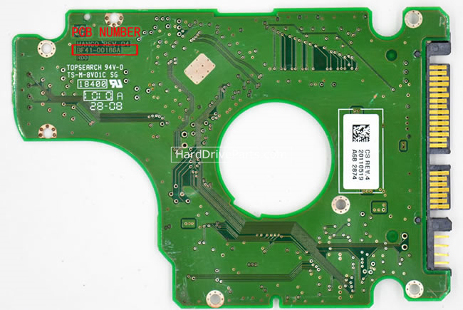 (image for) SAMSUNG HDD PCB BF41-00186A