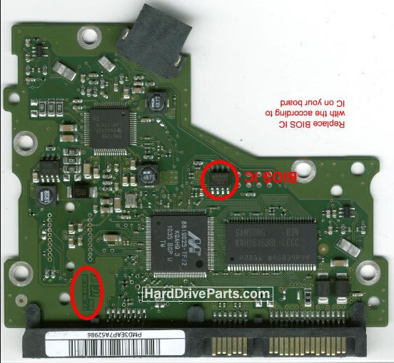 Samsung HD502HJ PCB Board BF41-00352A - Click Image to Close