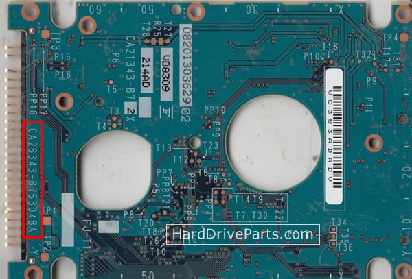 (image for) Fujitsu MHW2040AT PCB Board CA26343-B75304BA