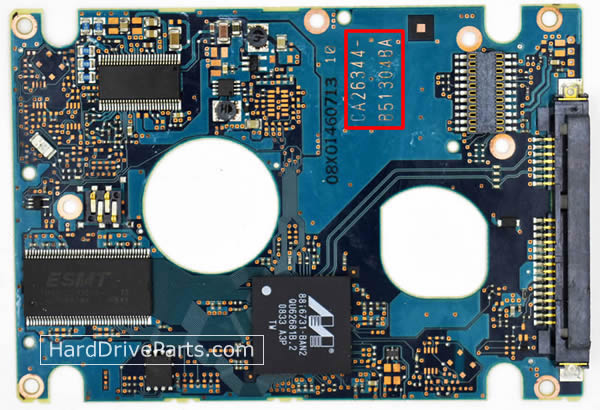 Fujitsu MHZ2160BJ G2 PCB Board CA26344-B51304BA