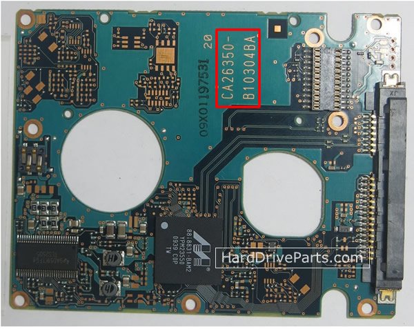 Fujitsu MJA2320BH G1 PCB Board CA26350-B10304BA - Click Image to Close