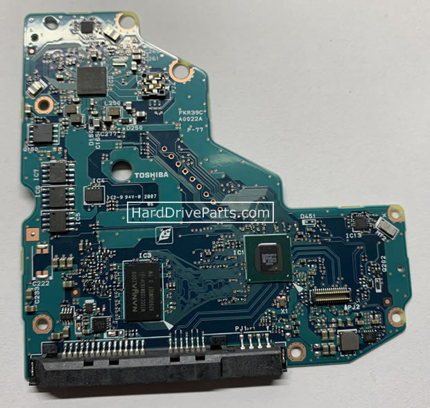 G0022A Toshiba PCB Circuit Board HDD Logic Controller Board