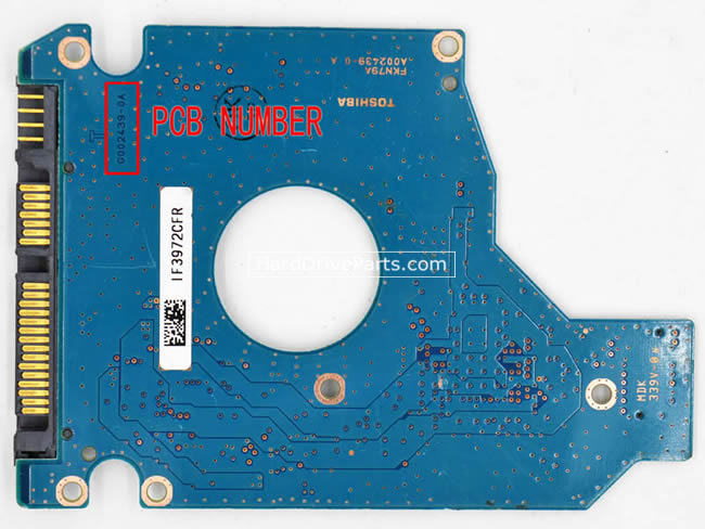 (image for) Toshiba HDD PCB G002439-0A