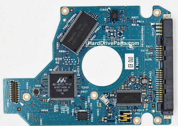 G002587-0A Toshiba PCB Circuit Board HDD Logic Controller Board