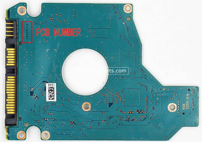 (image for) Toshiba MK5065GSXF PCB Board G002825A
