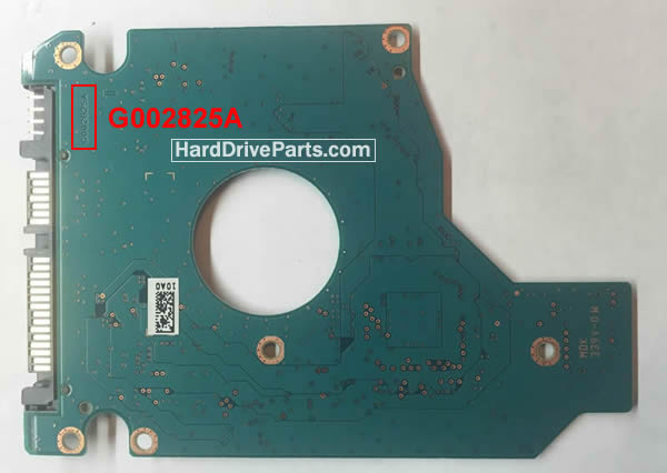 (image for) Toshiba MK7559GSXF PCB Board G002825A - Click Image to Close