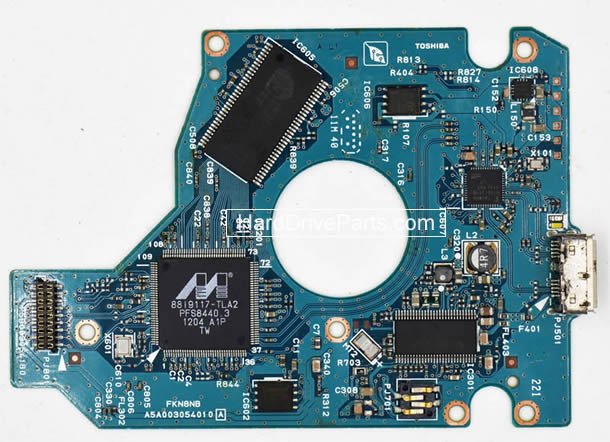 (image for) Toshiba MK7575GUX Hard Drive PCB G003054A