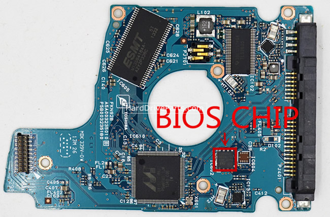 (image for) Toshiba MQ01ABF032 PCB Board G003235C