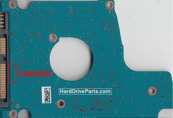 Toshiba MQ01ABB200 PCB Board G003235C - Click Image to Close