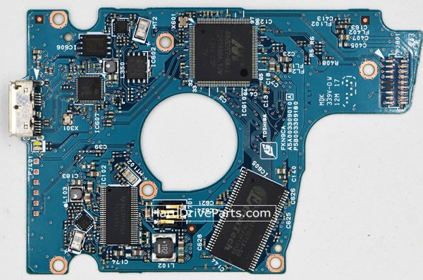 Toshiba MQ01UBF050 PCB Board G003309A