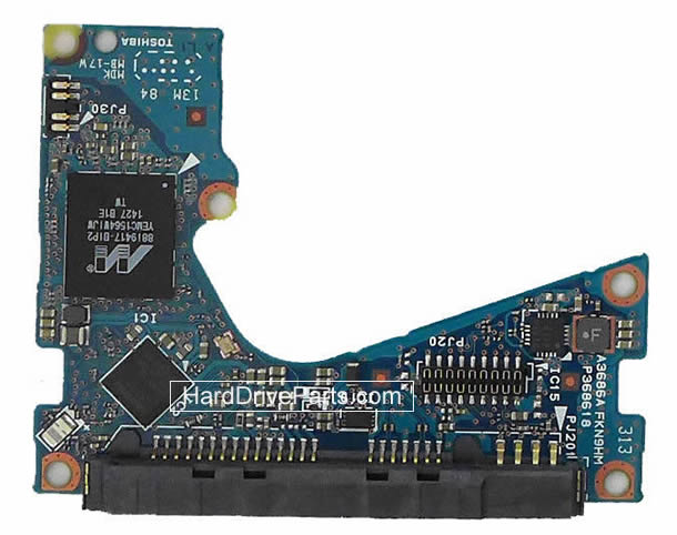 Toshiba MQ02ABF075 PCB Board G3686A