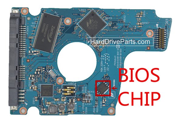 (image for) Toshiba MQ03ABB200 Hard Drive PCB G3918A - Click Image to Close