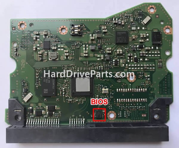 Swap bios chip on Western Digital PCB Board 006-0A90561
