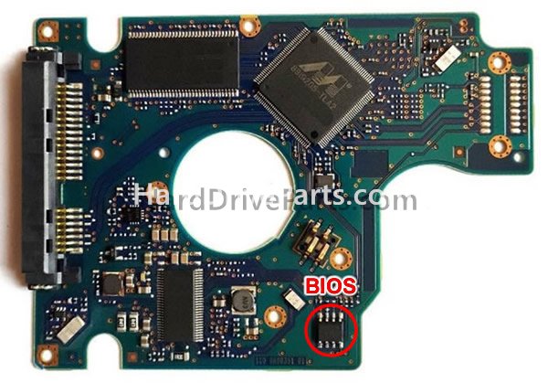 Swap bios chip on Hitachi PCB Board 0J24159