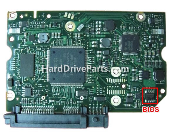 Swap bios chip on Seagate HDD PCB 100595933
