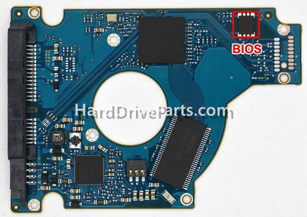 Swap bios chip on Seagate HDD PCB 100625000