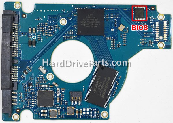 Swap bios chip on Seagate HDD PCB 100664637