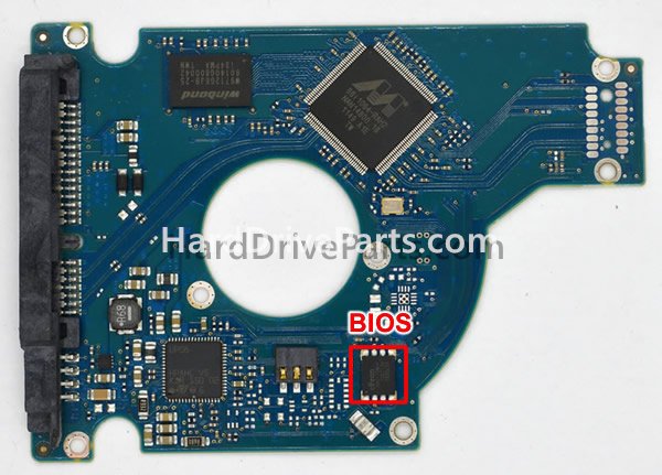 Swap bios chip on Seagate HDD PCB 100696152