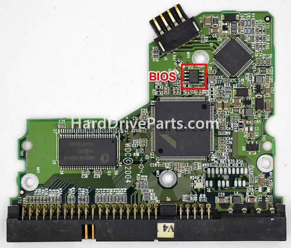 Swap bios chip on Western Digital PCB Board 2060-001292-000
