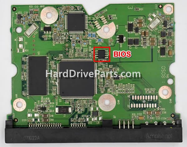 Swap bios chip on Western Digital PCB Board 2060-701453-000