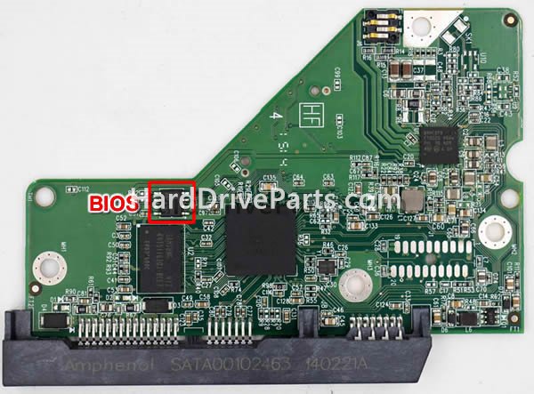 Swap bios chip on Western Digital HDD PCB 2060-771829-005