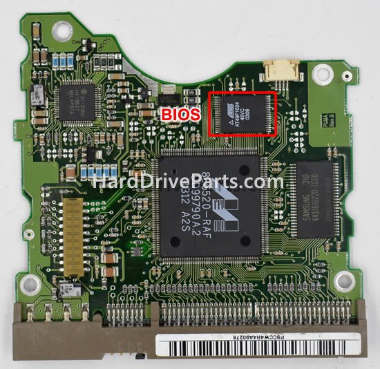 Swap bios chip on Samsung HDD PCB BF41-00051A