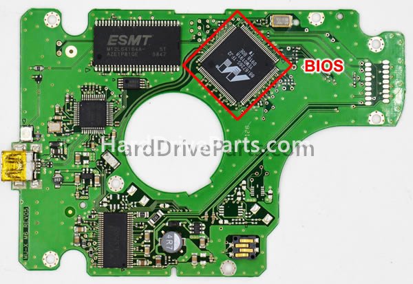 Swap bios chip on Samsung HDD PCB BF41-00235B