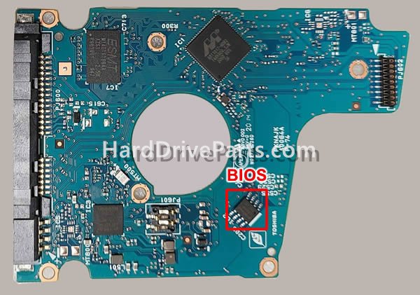 Swap bios chip on Toshiba PCB Board G0064A